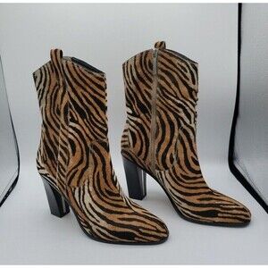 Boots by Donald J. Pliner Animal Print Tiger Hair  Size 10  Western  Style